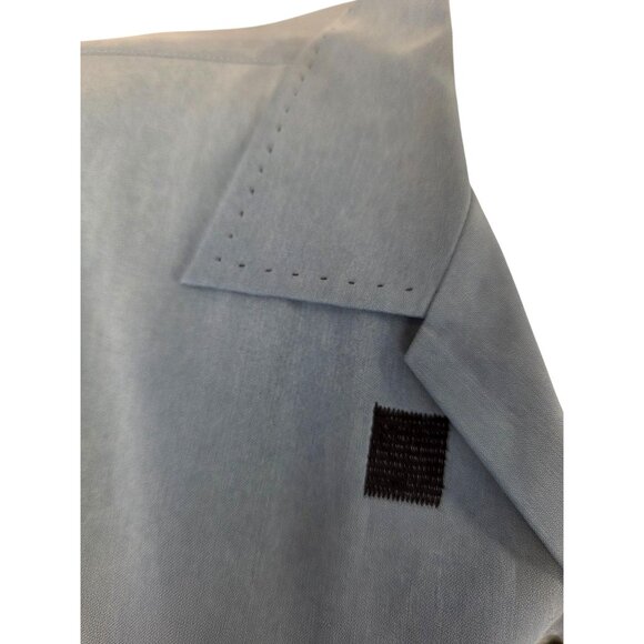 Nat Nast Y2K Silk Camp Shirt Men XL Rain Blue Black Embroider Retro Bowling Styl - Picture 11 of 13